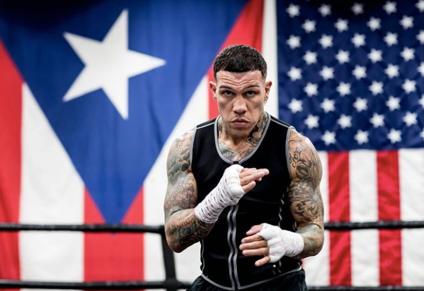 Boxer Gabriel Rosado Sparring