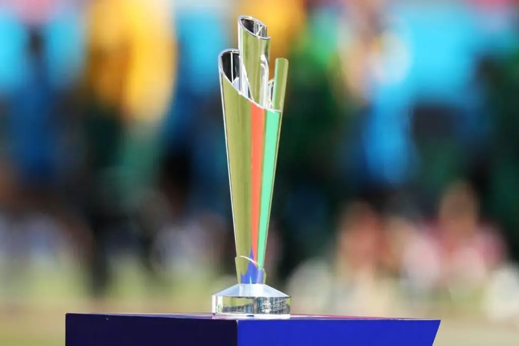 The ICC T20 World Cup Trophy