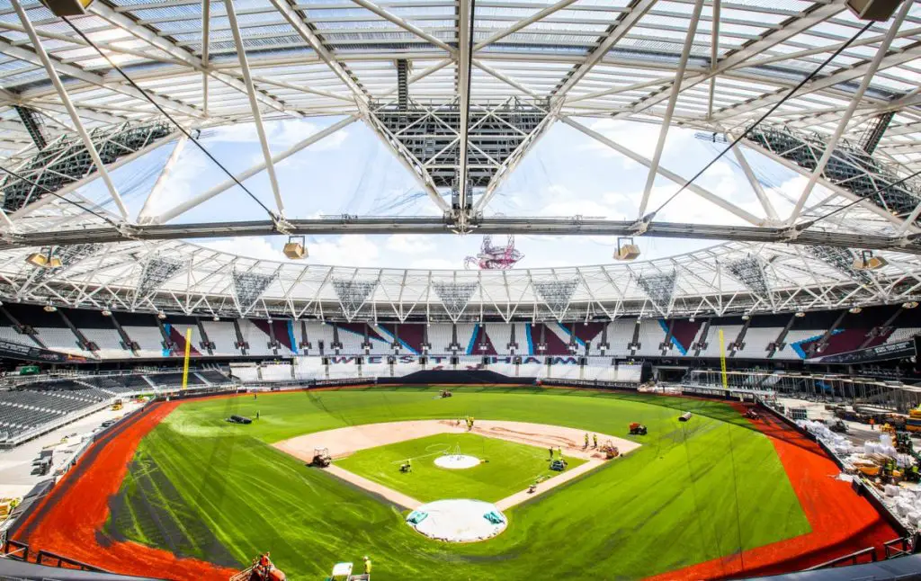 The BBC will air MLB Games due to be played at the London Stadium