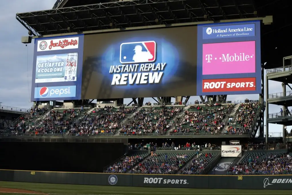 Instant Replay being used in Baseball